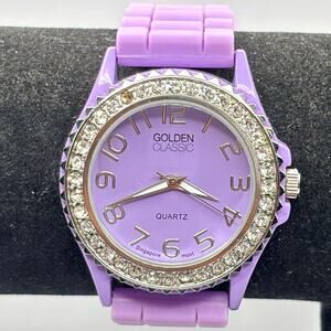 Purple Golden Classic Men's Watch